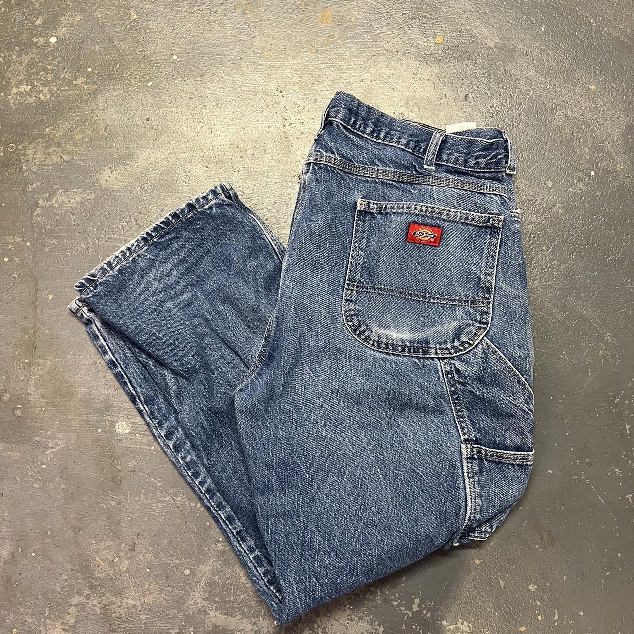 Vintage dickies carpenter jeans size 36x30 NO... - Depop