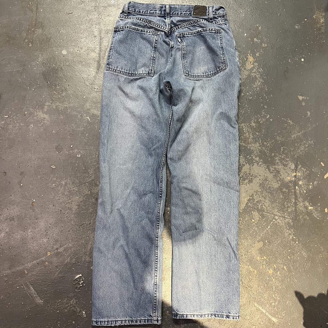 Vintage Levi Silver Tab Jeans Straight leg loose fit... - Depop