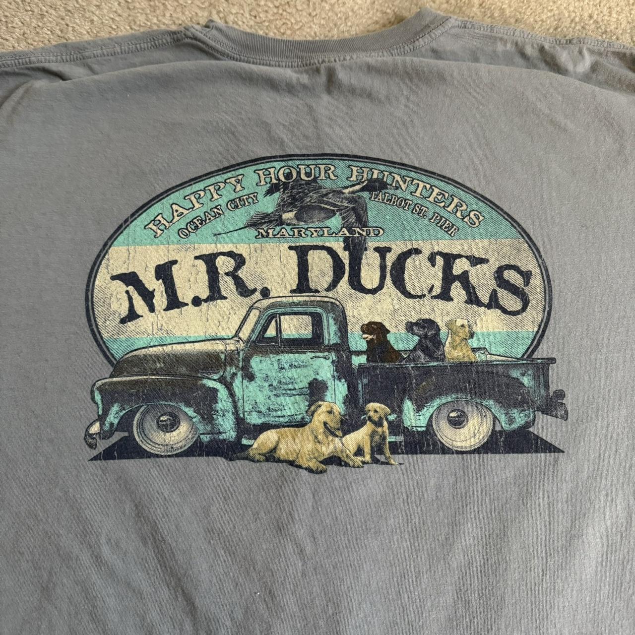 Vintage '87 Ducks Unlimited White T-Shirt XL Dogs - Depop