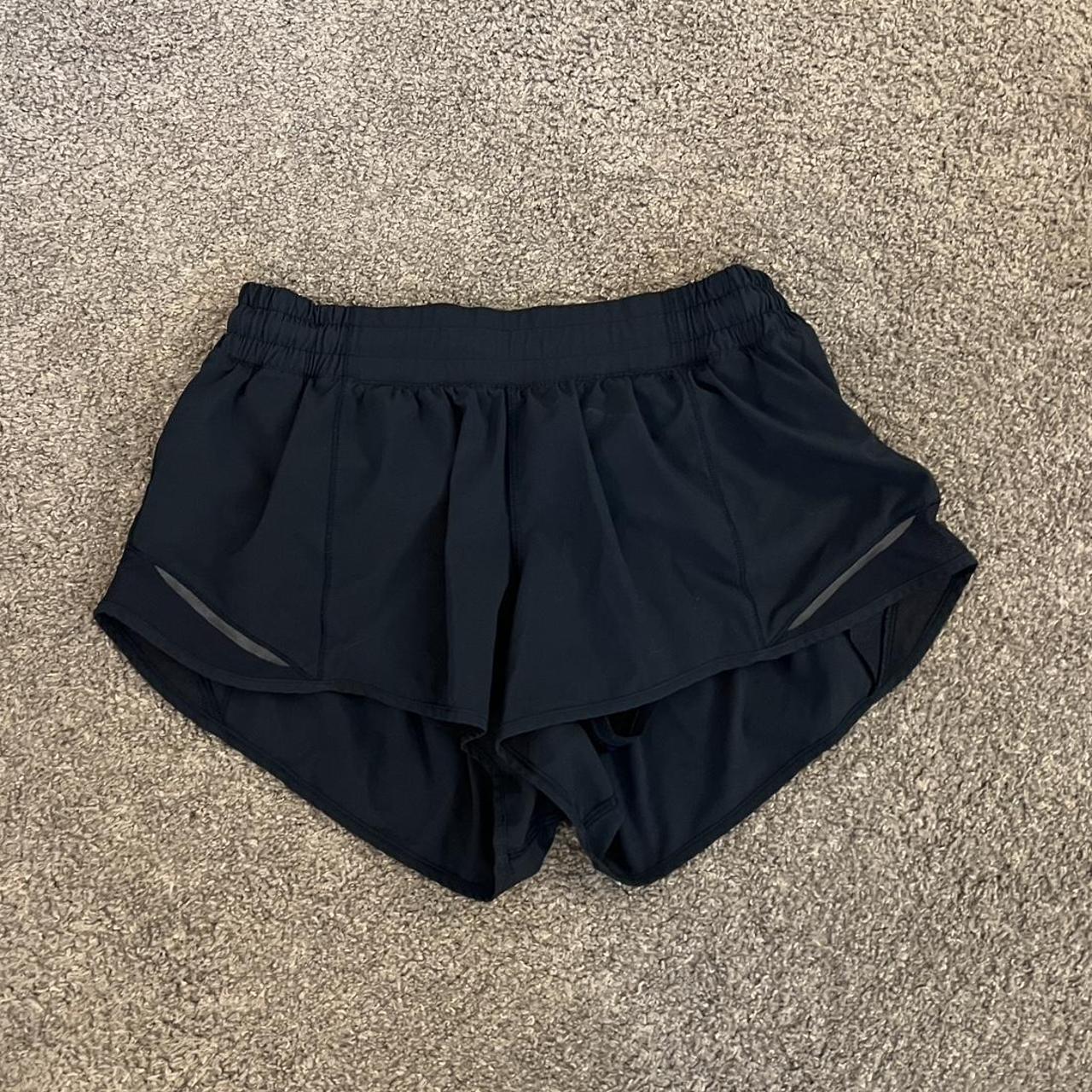 Hotty Hot 2.5” Navy Lululemon Shorts Navy color... - Depop