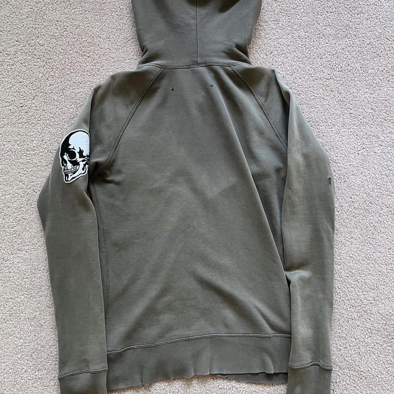 SS04 number nine double skull zip hoodie size 0 fits... - Depop