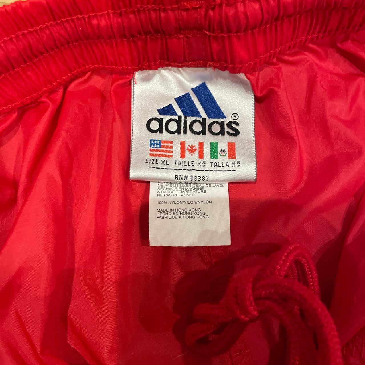 Vintage 90s adidas wind pant. Like new condition, - Depop