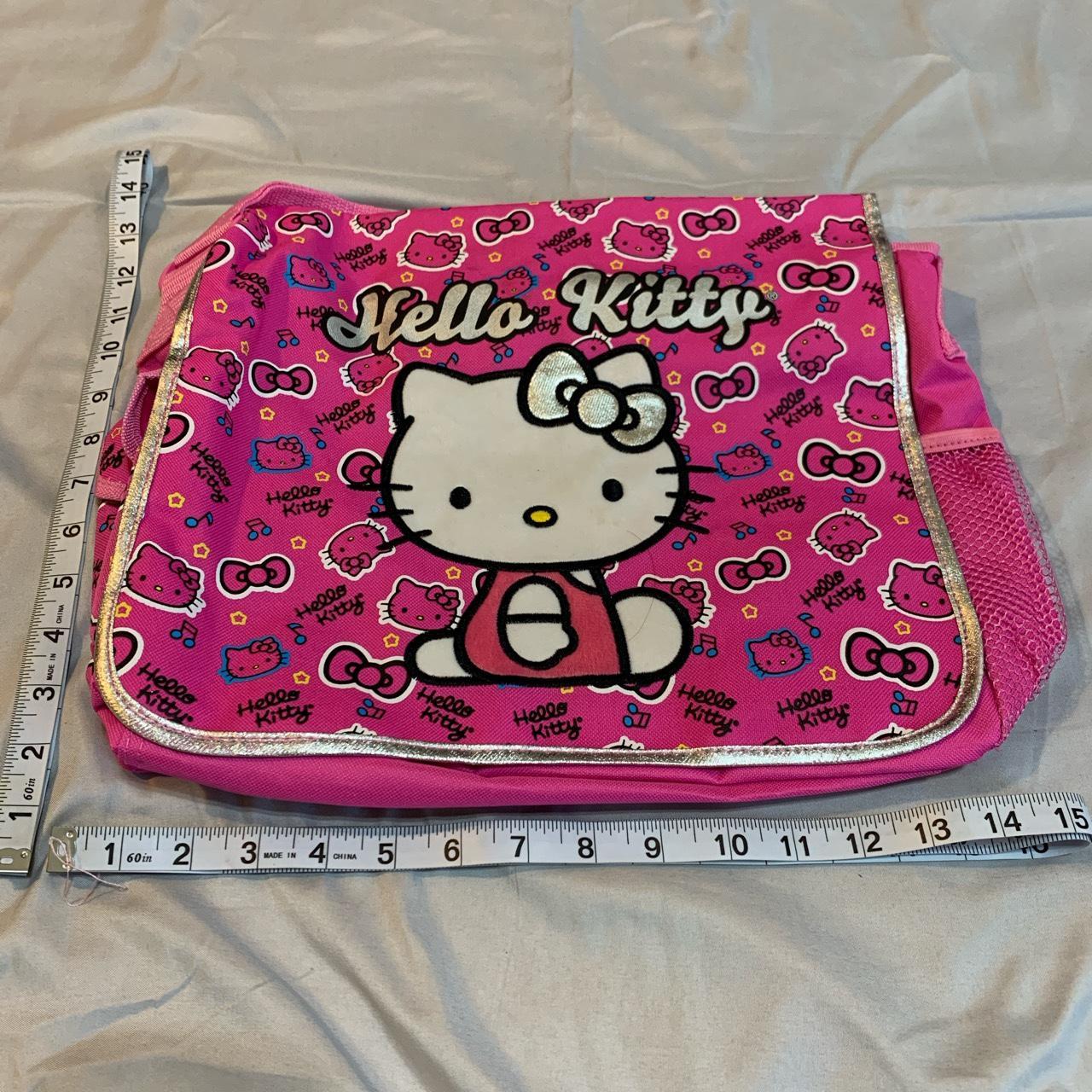 Hello Kitty Face Messenger Bag - White