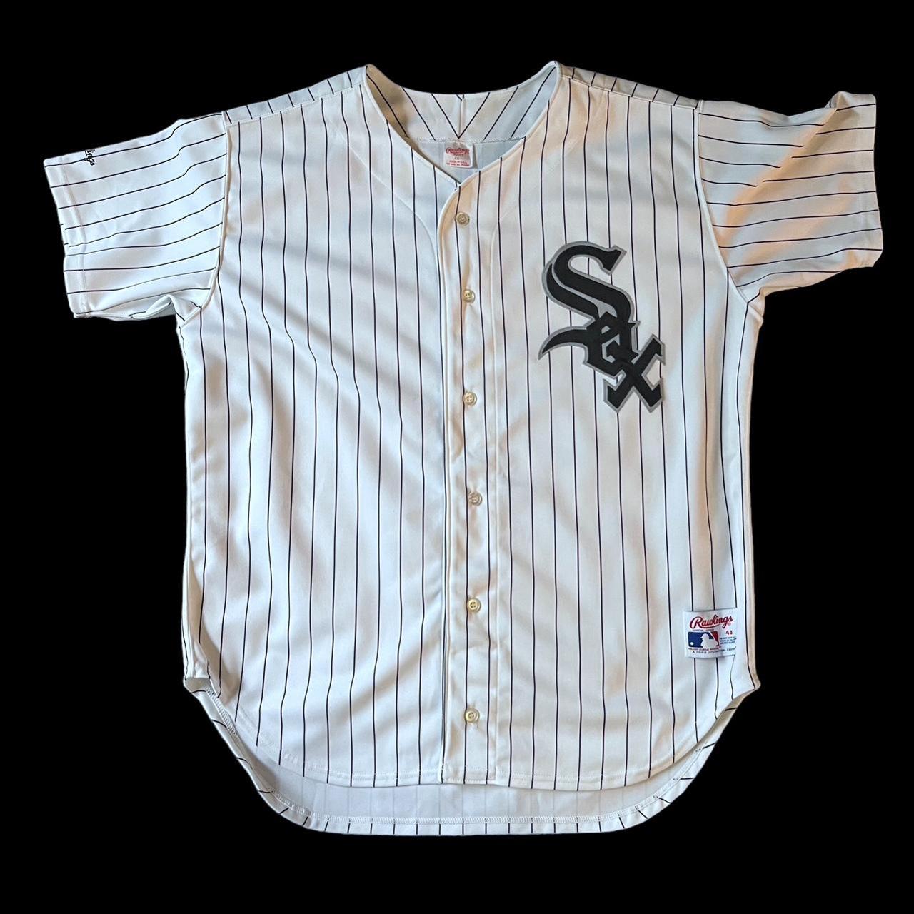 Chicago White Sox Russell Athletic Jersey Vintage 90s MLB White
