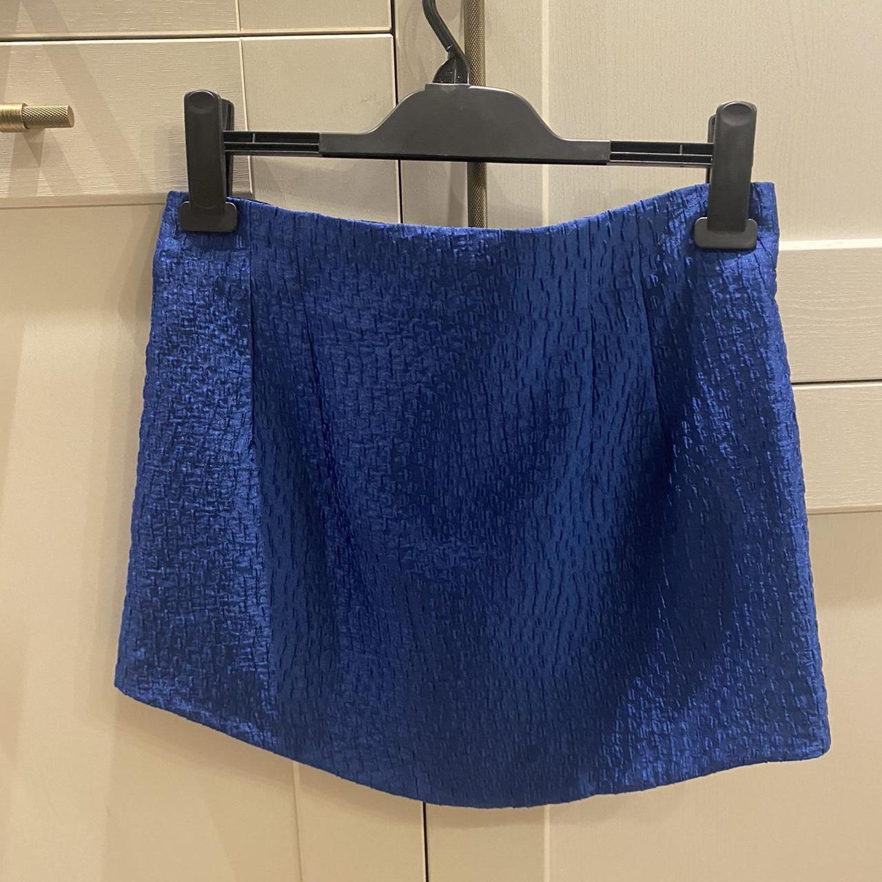 Zara Women's Blue Skirt | Depop