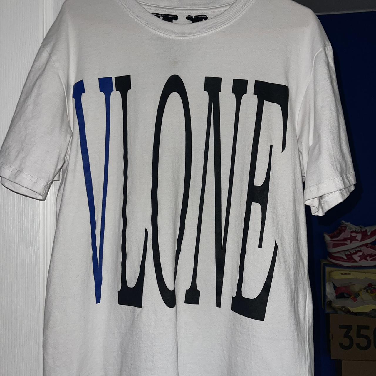 Vlone blue 2024 staple tee