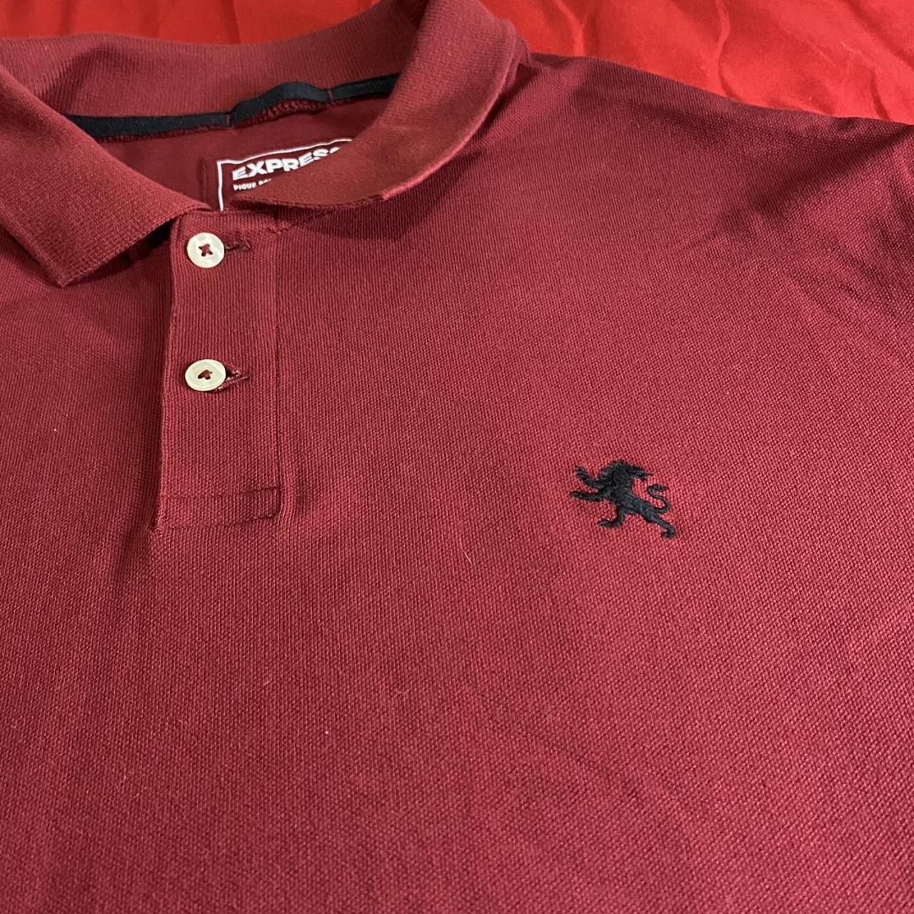 Express Men's Burgundy Polo-shirts (3)