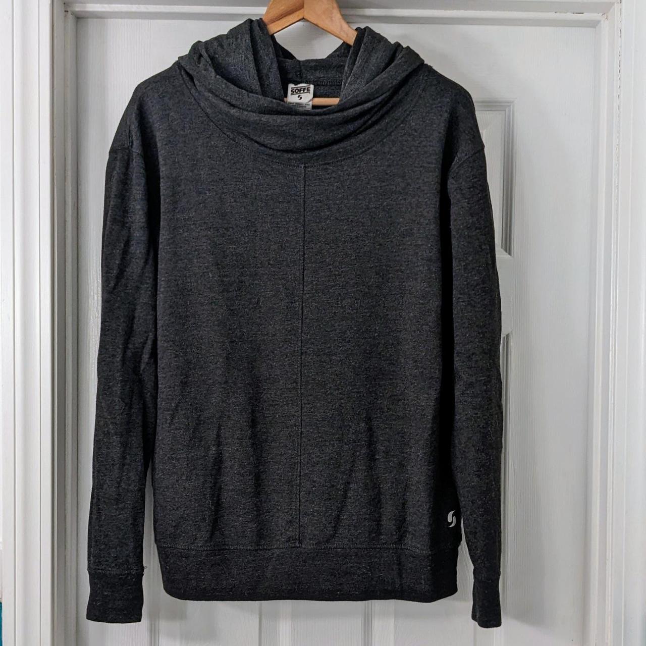 Black cowl neck hoodie new arrivals