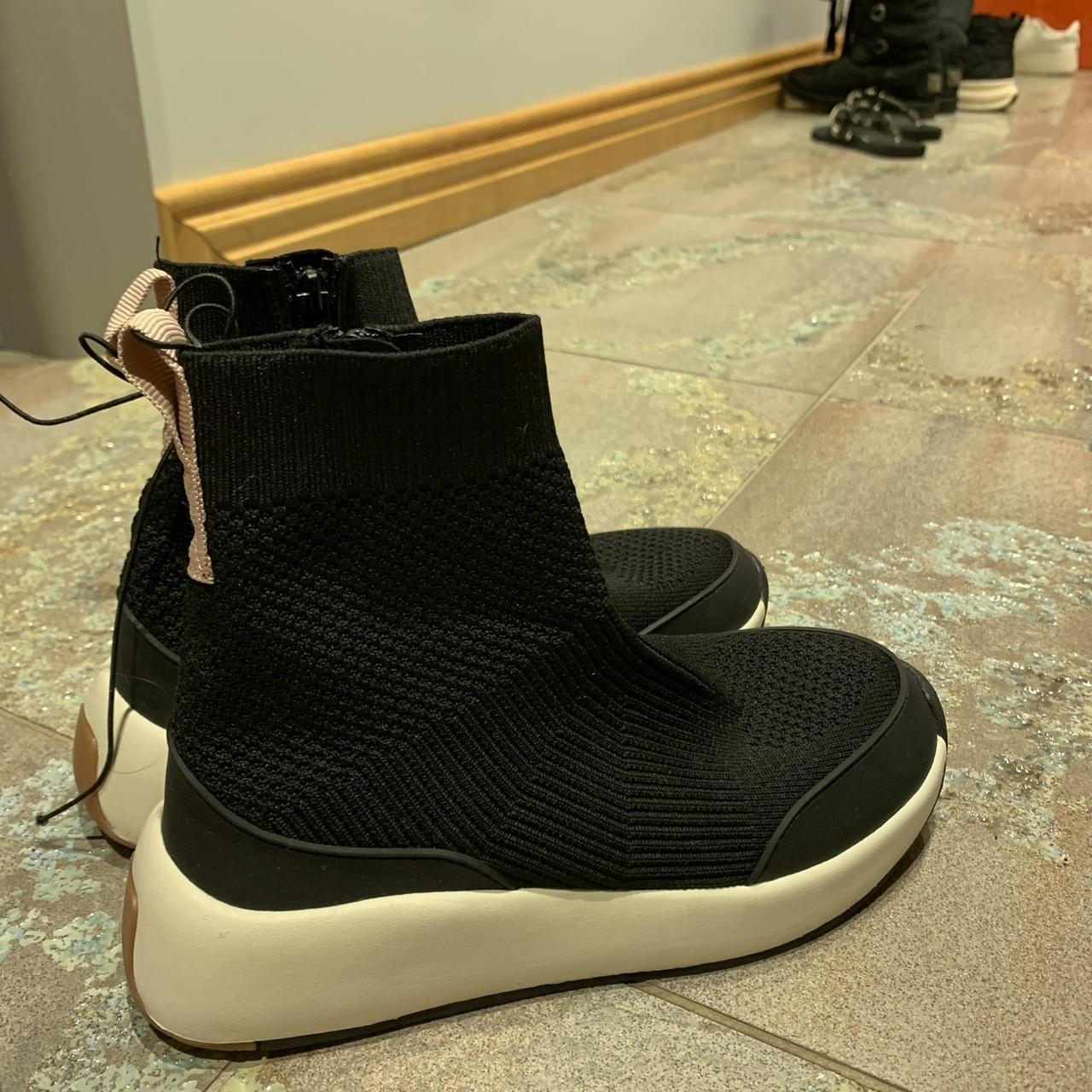 Zara Kids Black Shoes (New) Size: 34 - Depop