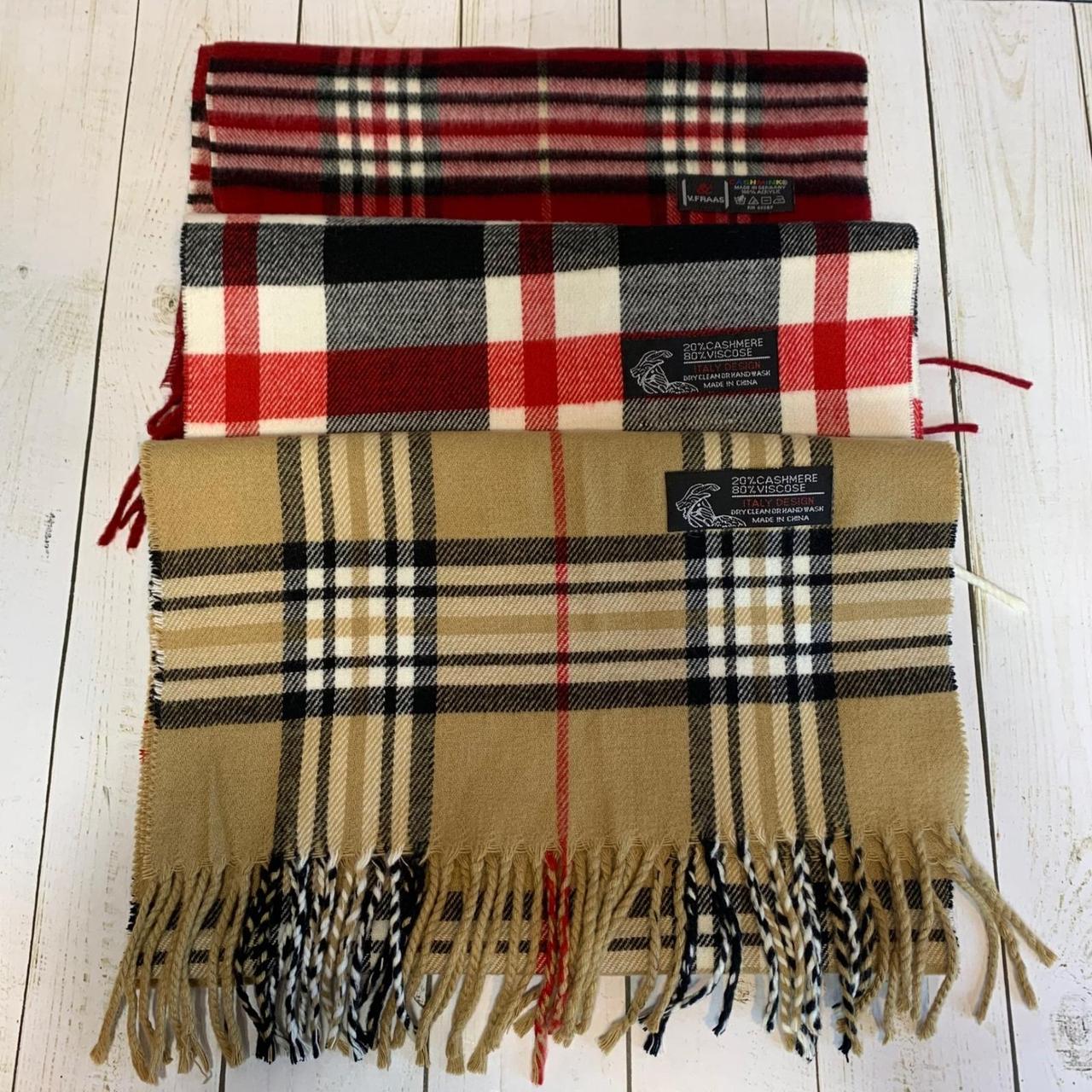 Source Unknown Women's Scarf - Red/Tan – Set Of T… - image 5