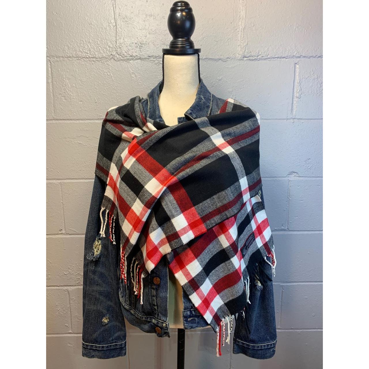 Source Unknown Women's Scarf - Red/Tan – Set Of T… - image 2