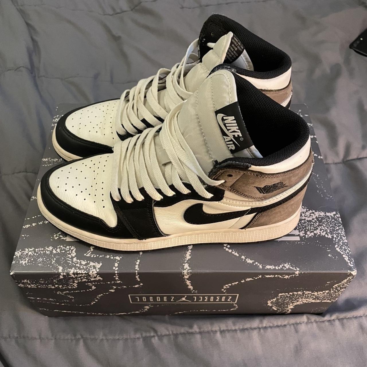 Creased Air Jordan Mid Mocha Creased Jordan High Mocha Aj1 Crease
