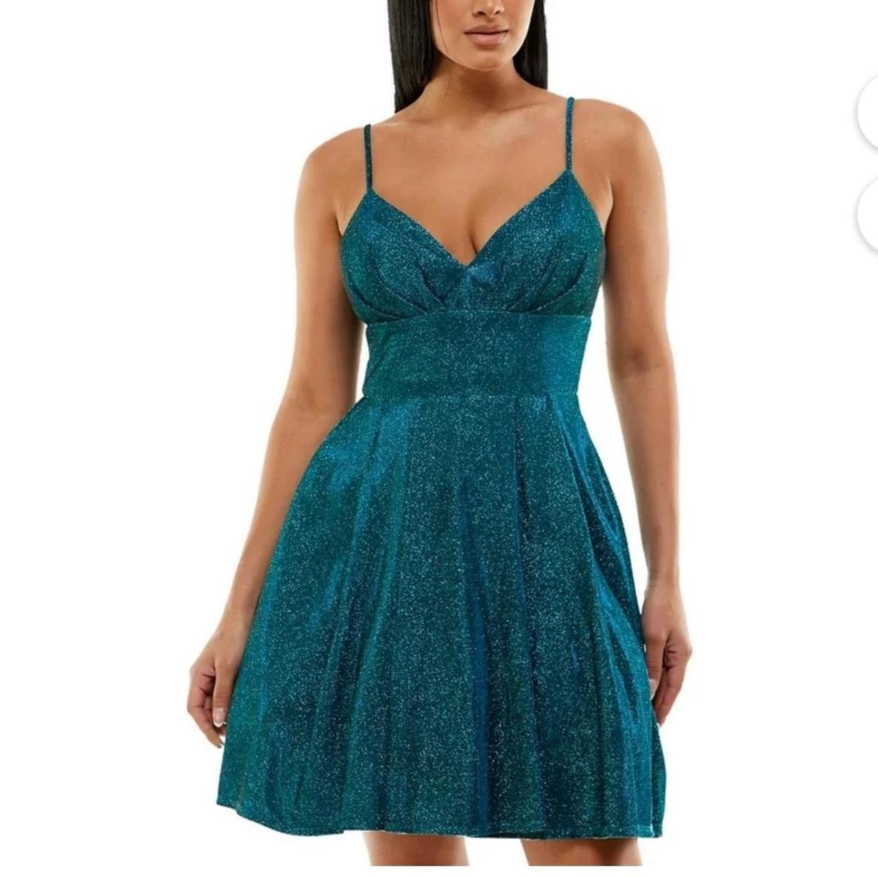 Skater Dress Macy's Blue Homecoming Dress B Darlin Juniors