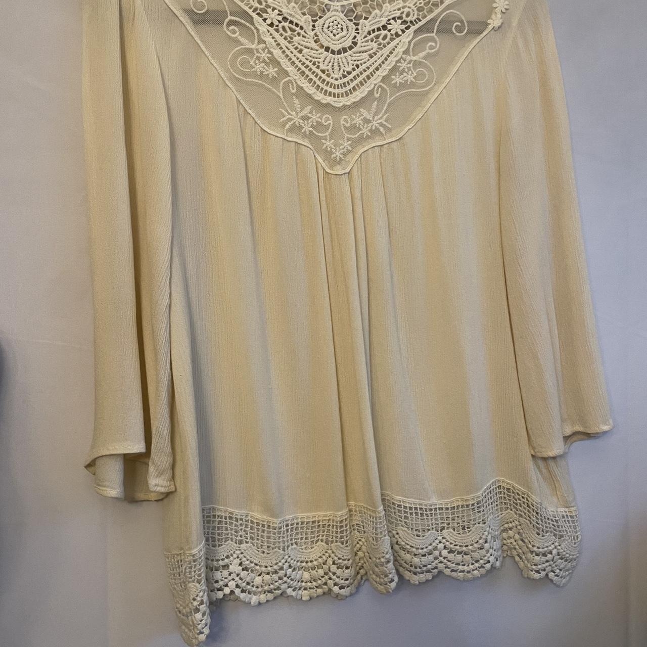 Pop Boutique Women's Cream Blouse (4)