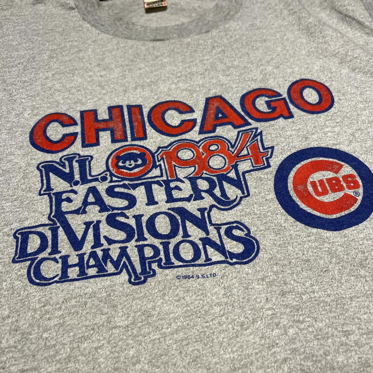 Vintage 1984 Chicago Cubs NL Eastern Division Champions Screen Stars Sz XL  Shirt