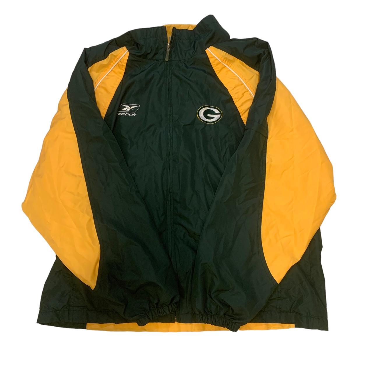 Vintage Green-bay Packers Winter Jacket, Men's - Depop