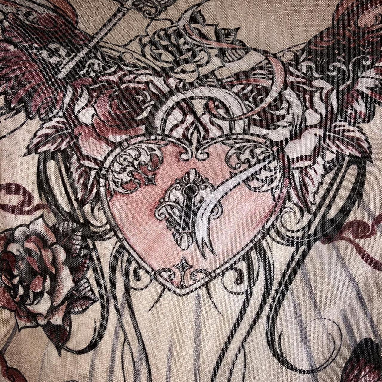 Wild Fable Women's Cream and Burgundy Shirt (3)