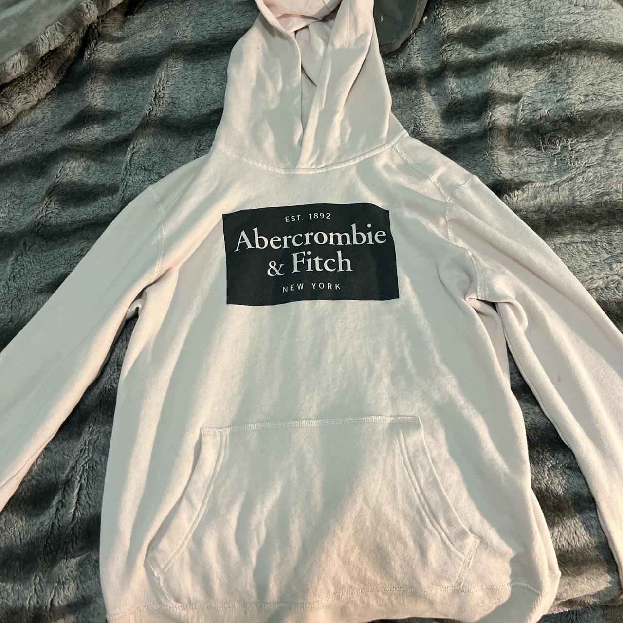 abercrombie & fitch pullover hoodie super cuts... Depop