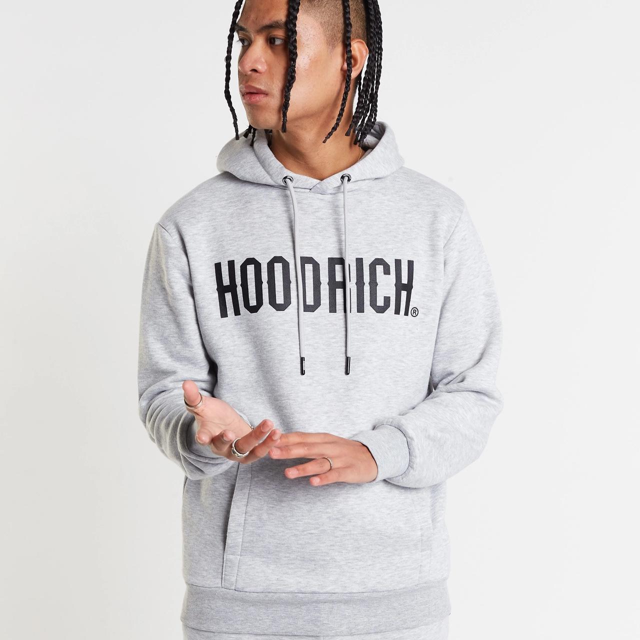 grey HOODRICH hoodie virtually brand new comfy... - Depop