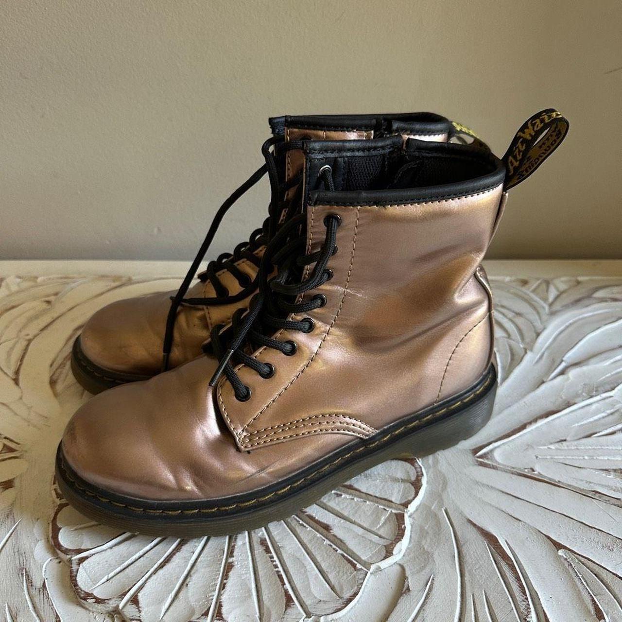 Dr martens rose gold boots best sale