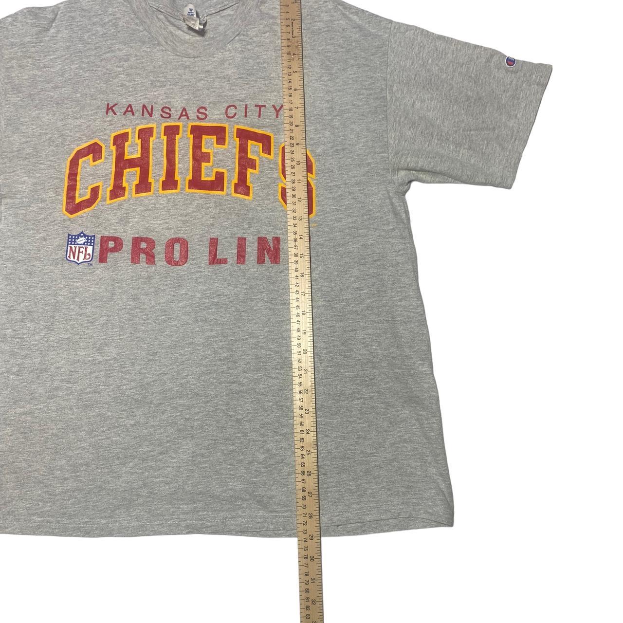 Vintage Champion Pro Line Kansas City Chiefs Shirt Youth Size XL