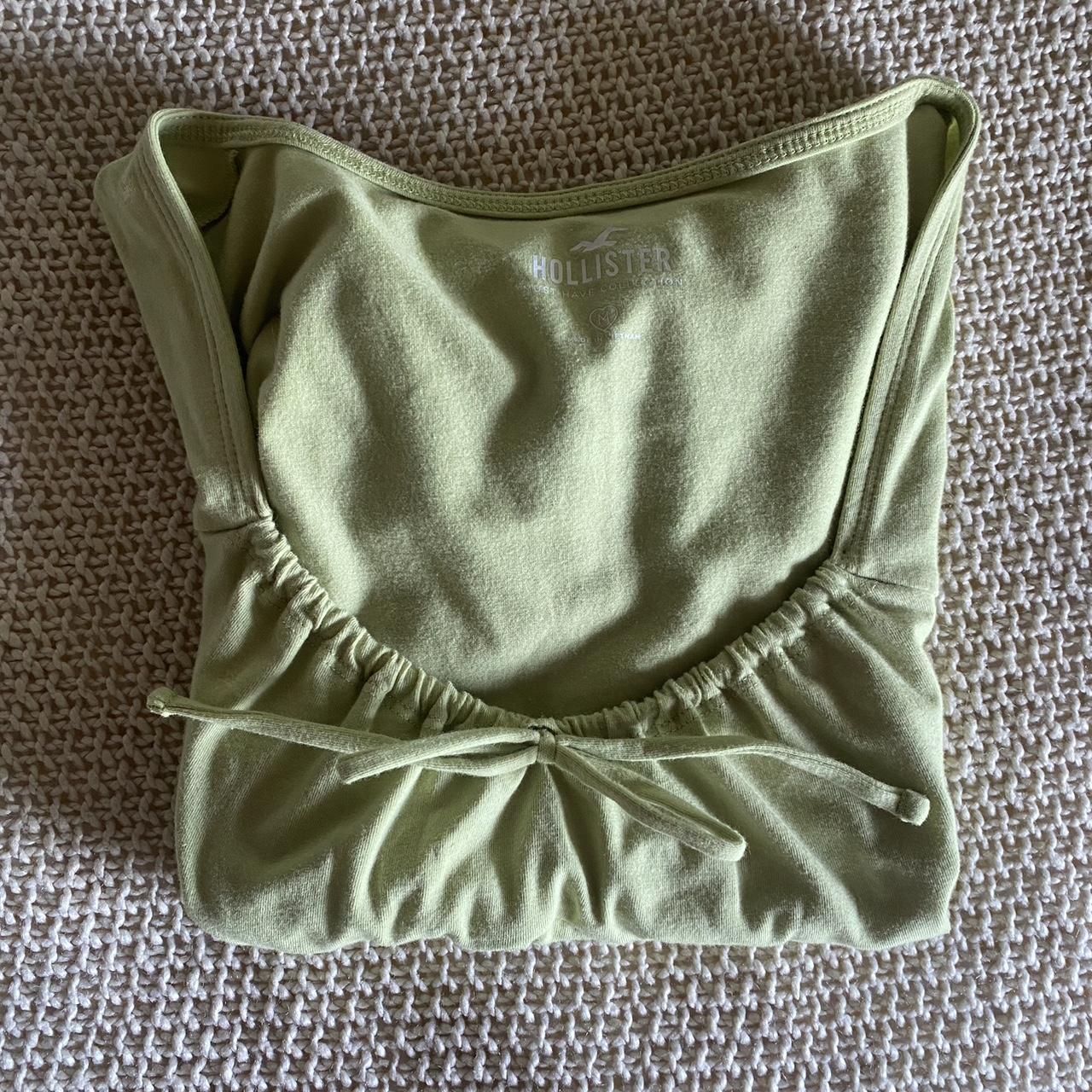 Hollister Co. Women's Green Croptop Depop
