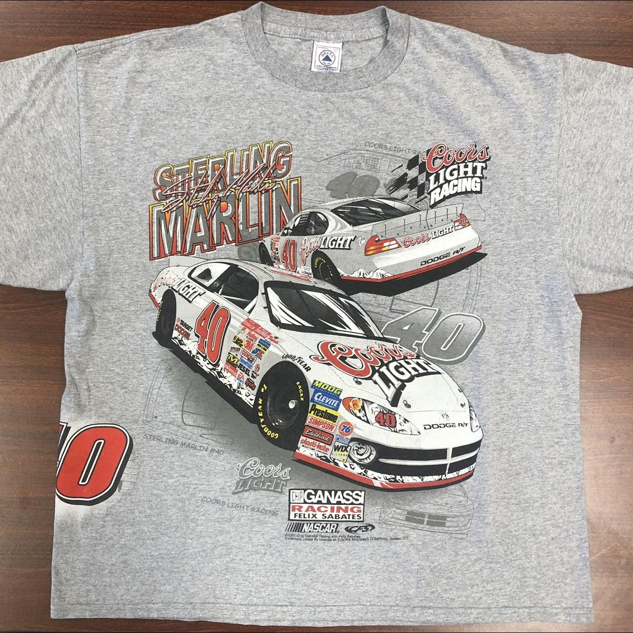 Vtg Delta NASCAR Sterling Marlin Coors Light Racing...