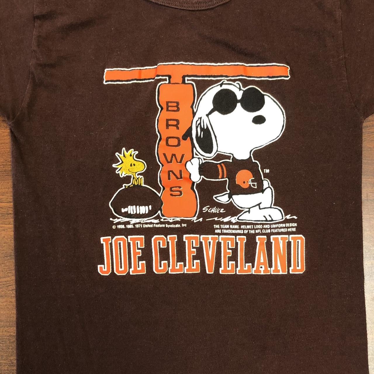 Joe Cool Snoopy Cleveland Browns T-Shirt - T-shirts Low Price