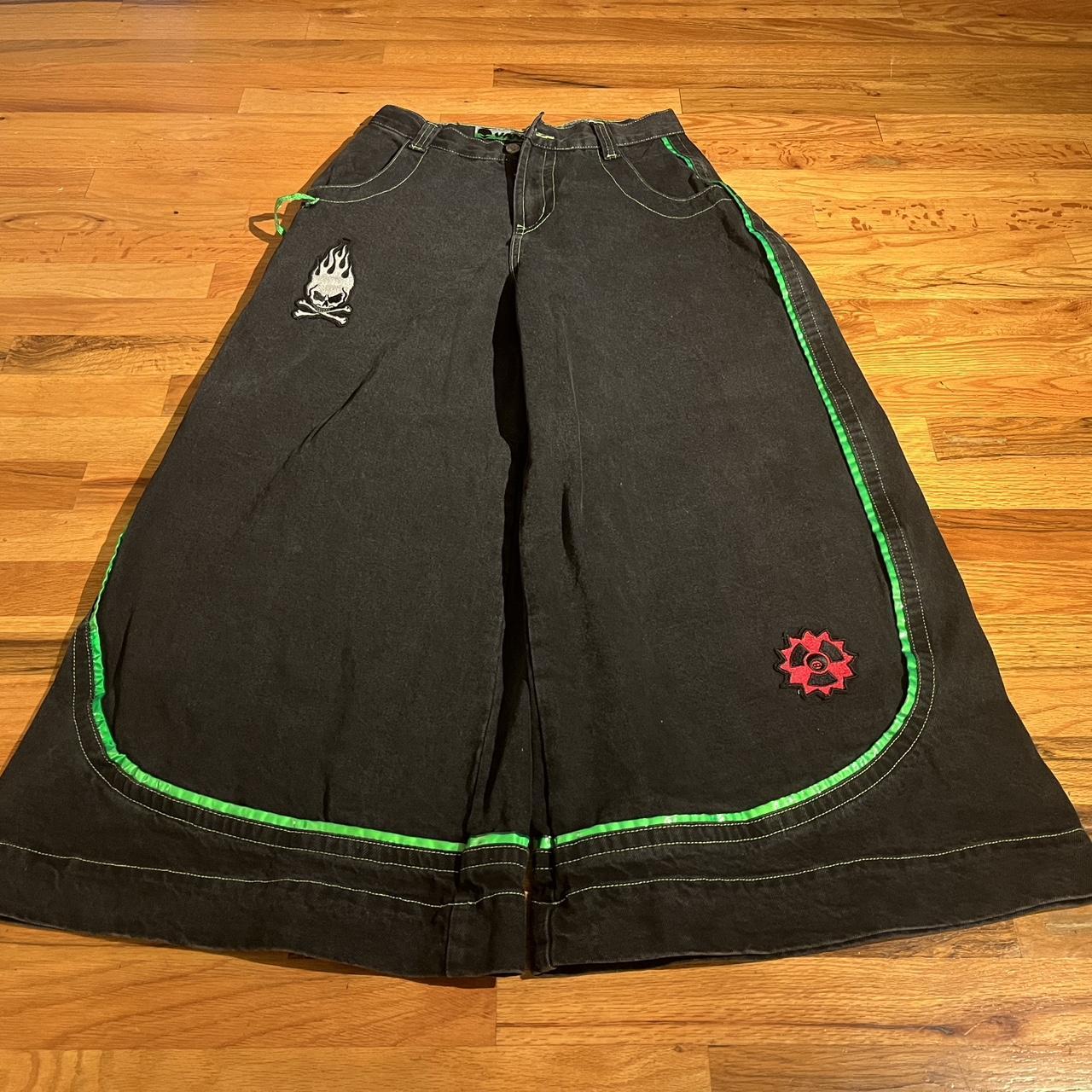 vapor95 jnco-like baggy y2k rave jeans insanely... - Depop