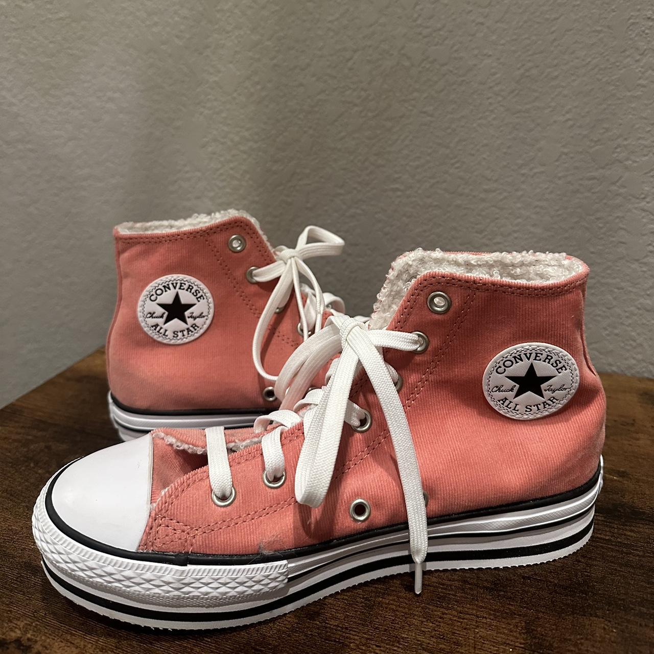 Peach converse womens hotsell