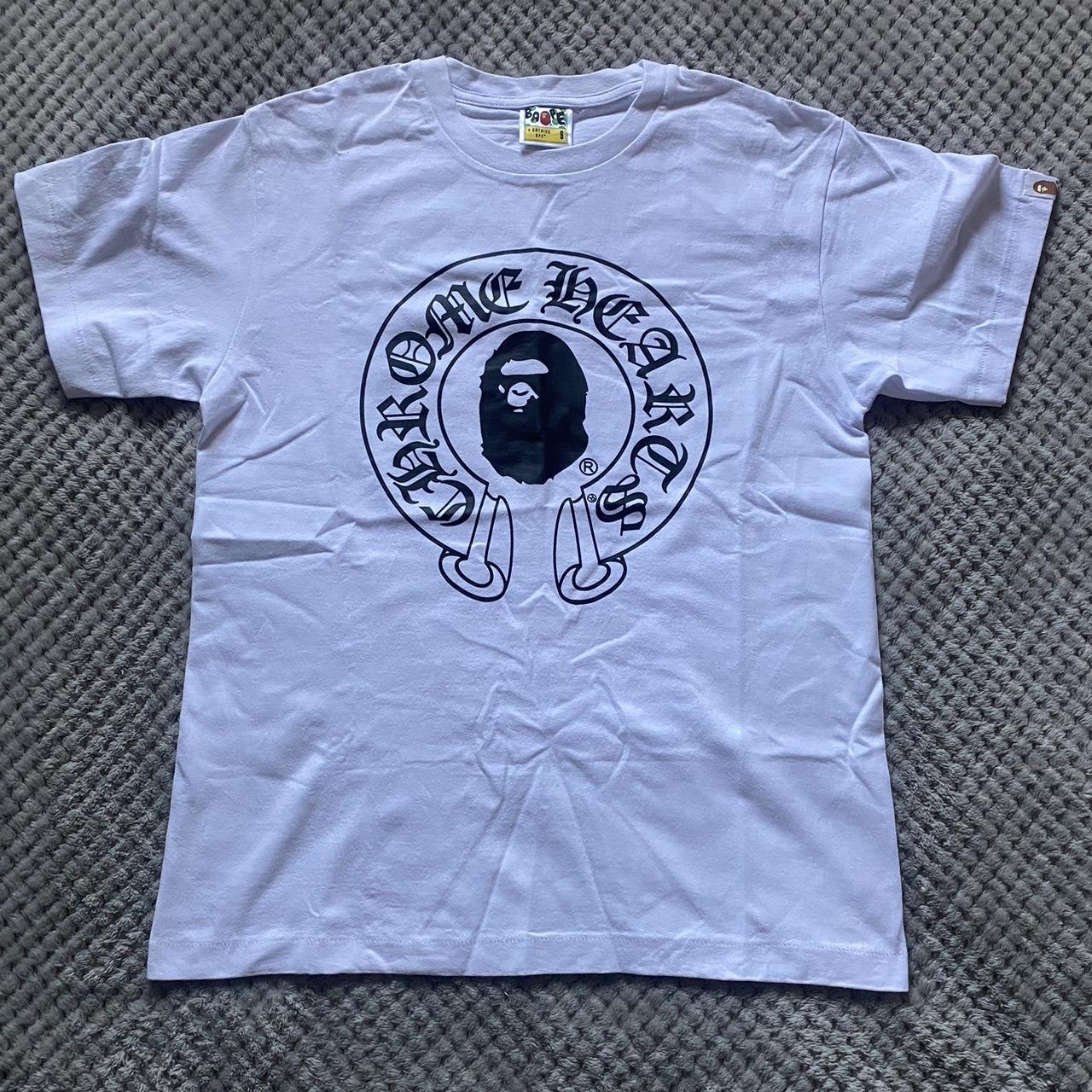 Bape Chrome Hearts - T-shirt Size Small Beautiful - Depop