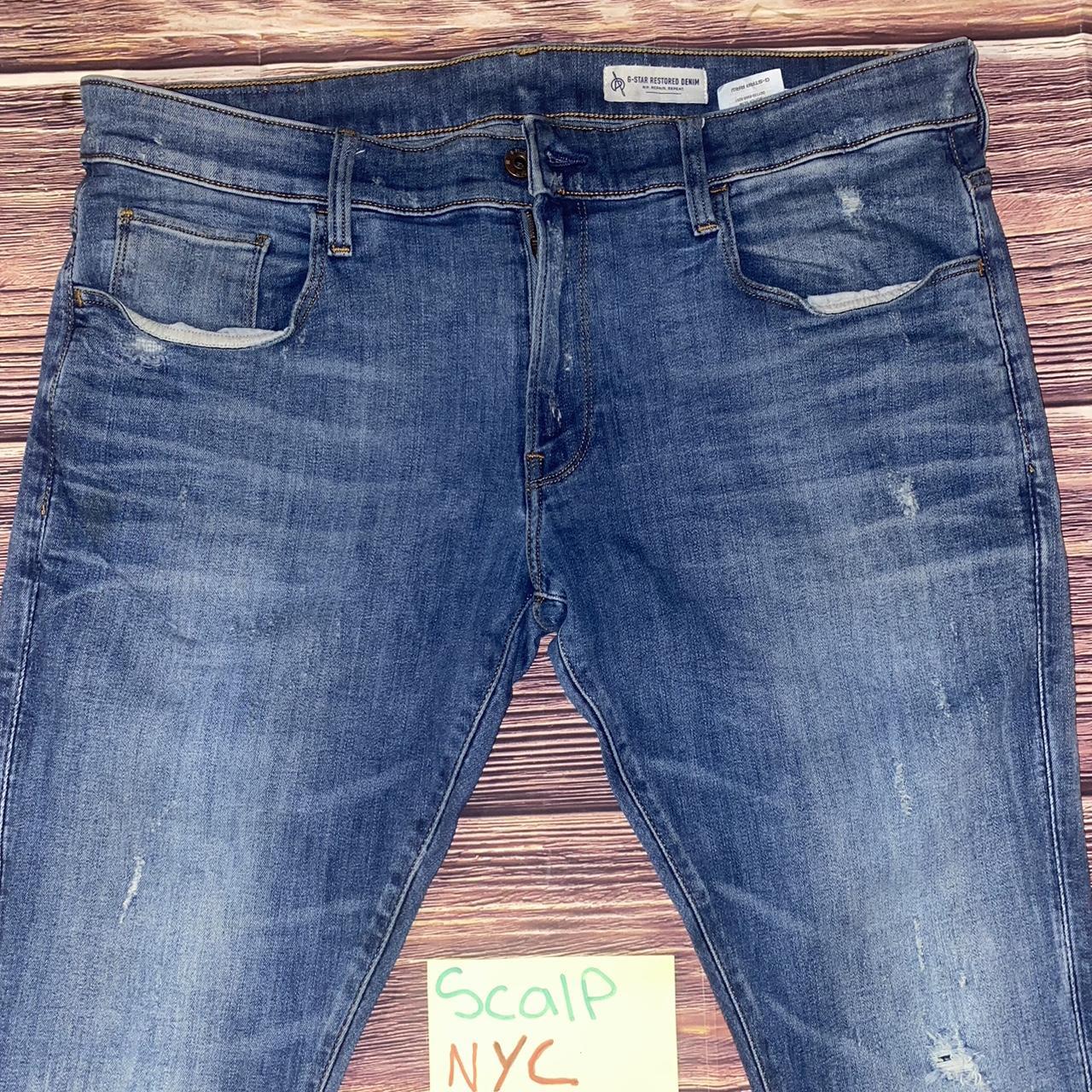 G-Star Raw Restored Denim Super Slim WIDTH:... - Depop