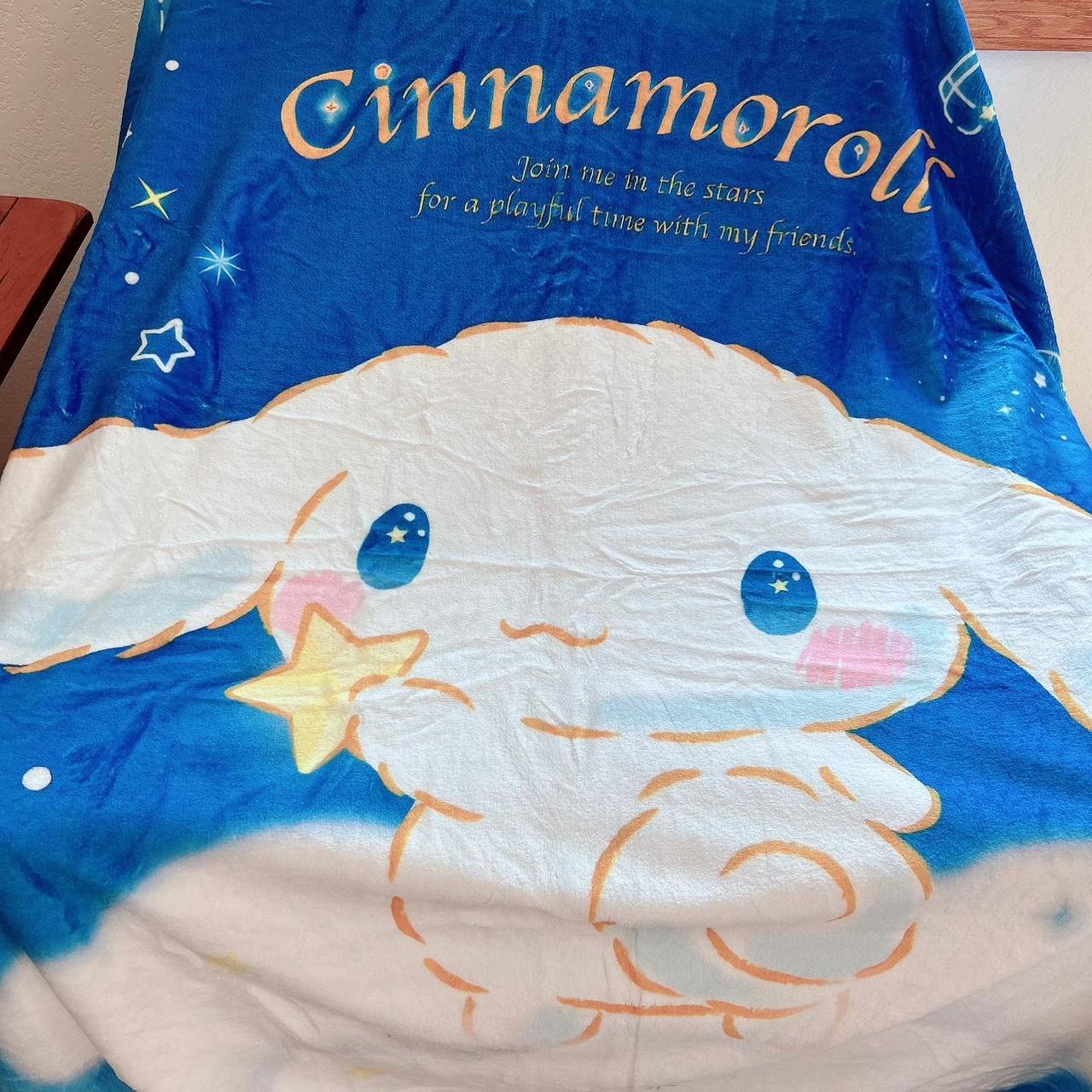 Cinnamoroll Throw Blanket 50X60 inches Dimensions... Depop