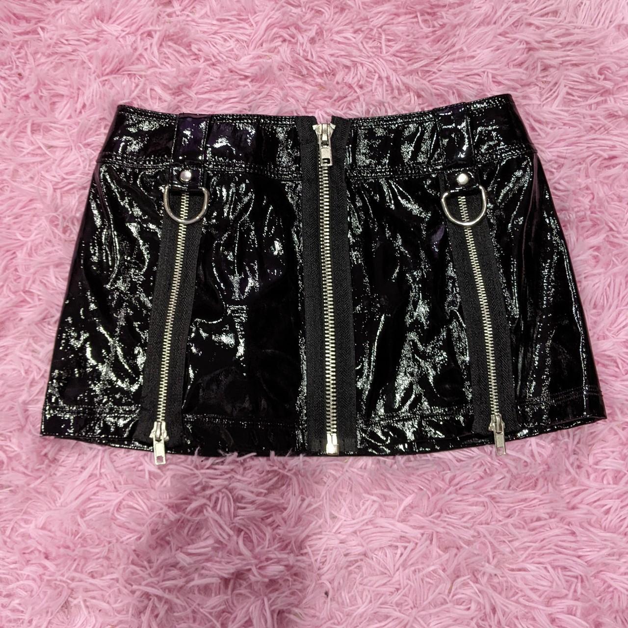 Dolls Kill Women's Black Skirt | Depop