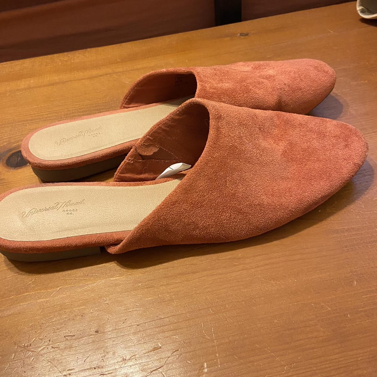 Pair of flat mules in a really nice #terracotta or... - Depop