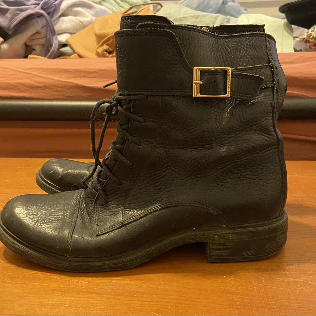 Vince black clearance boots