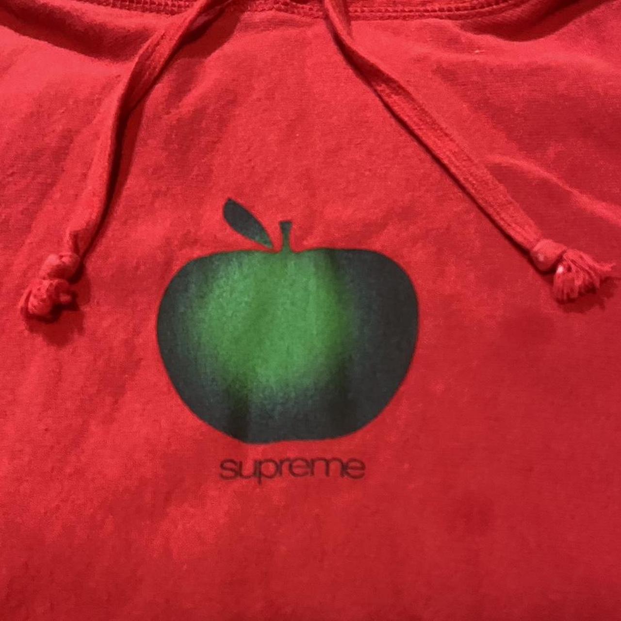 Apple hooded hotsell sweatshirt supreme