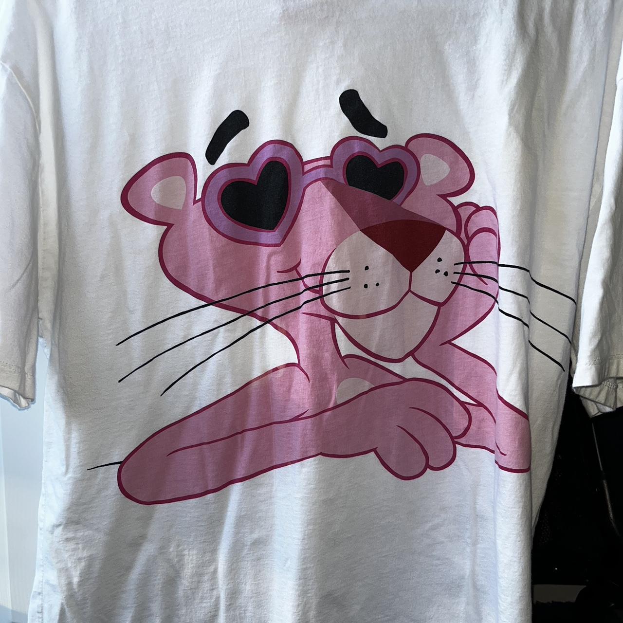 Zara Pink Panther T Shirt Size M Great Graphic Tee. Depop