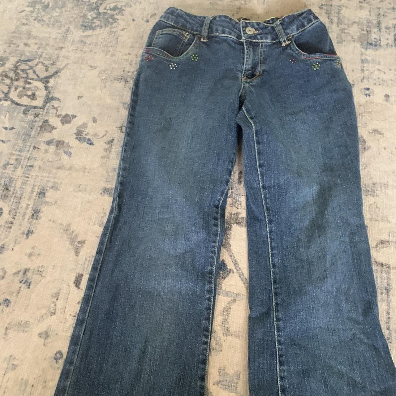 Y2K bedazzled Levi’s jeans - Depop