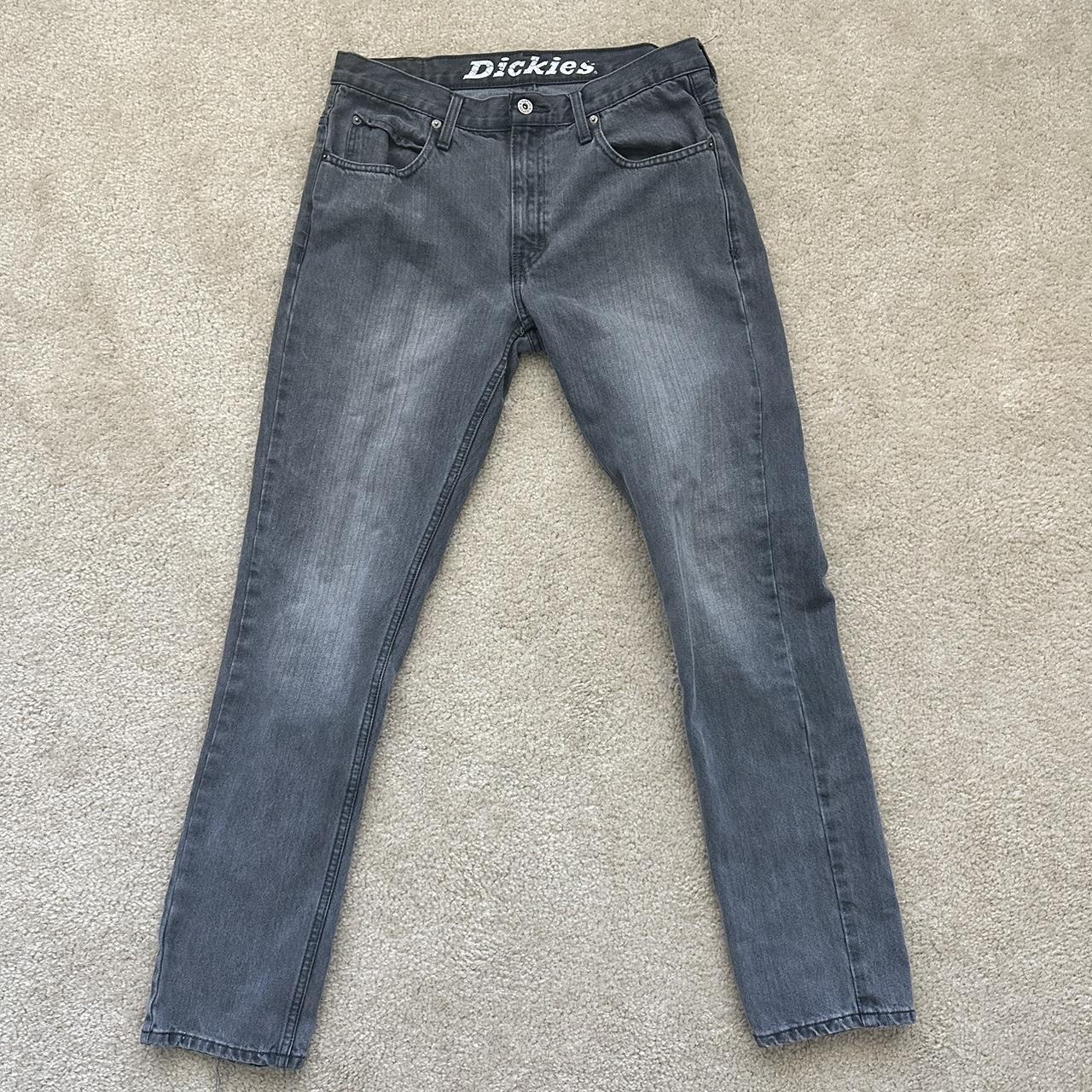 Dickies Men's Grey Jeans | Depop