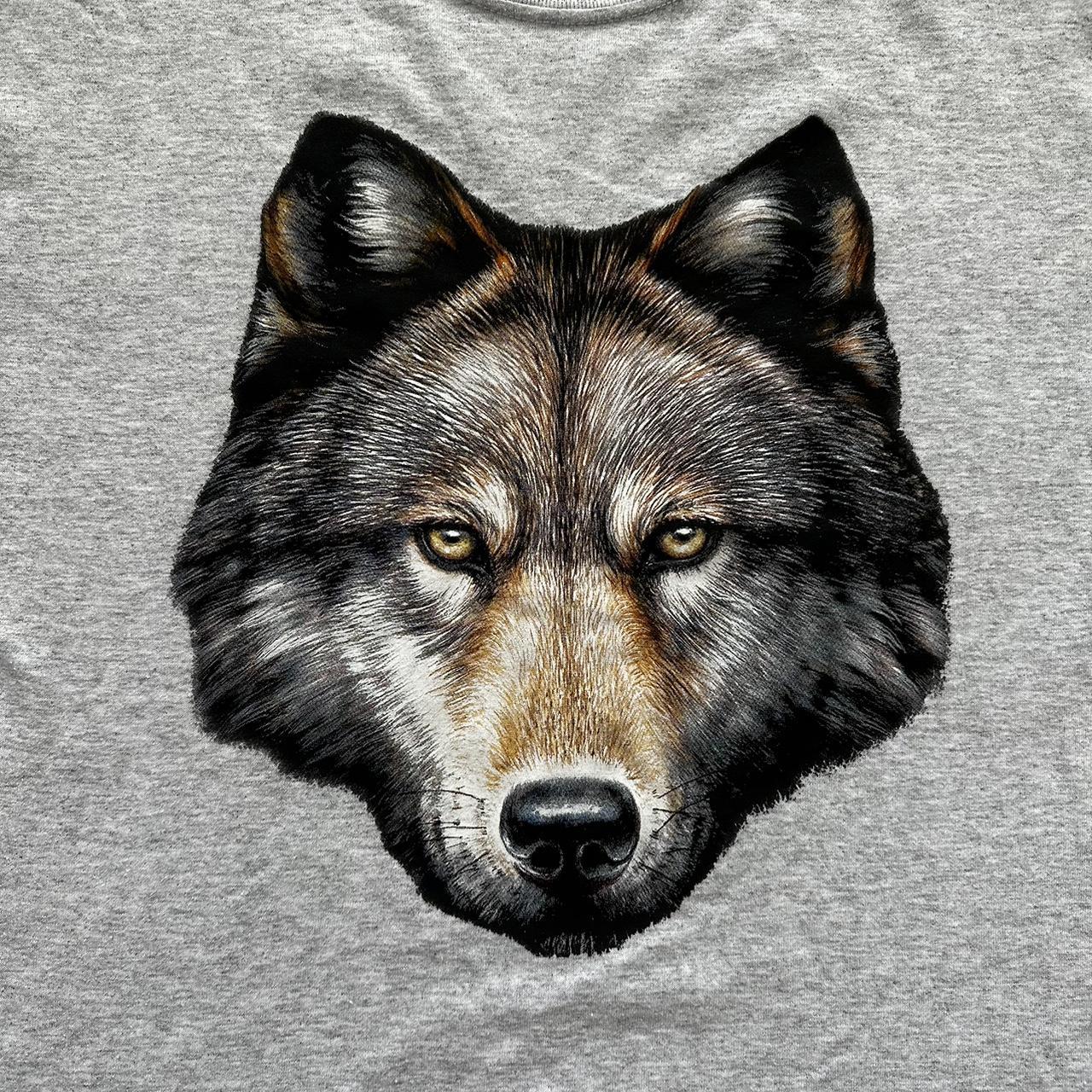 - Wolf head shirt - Condition: 9/10 - Size: Large... - Depop