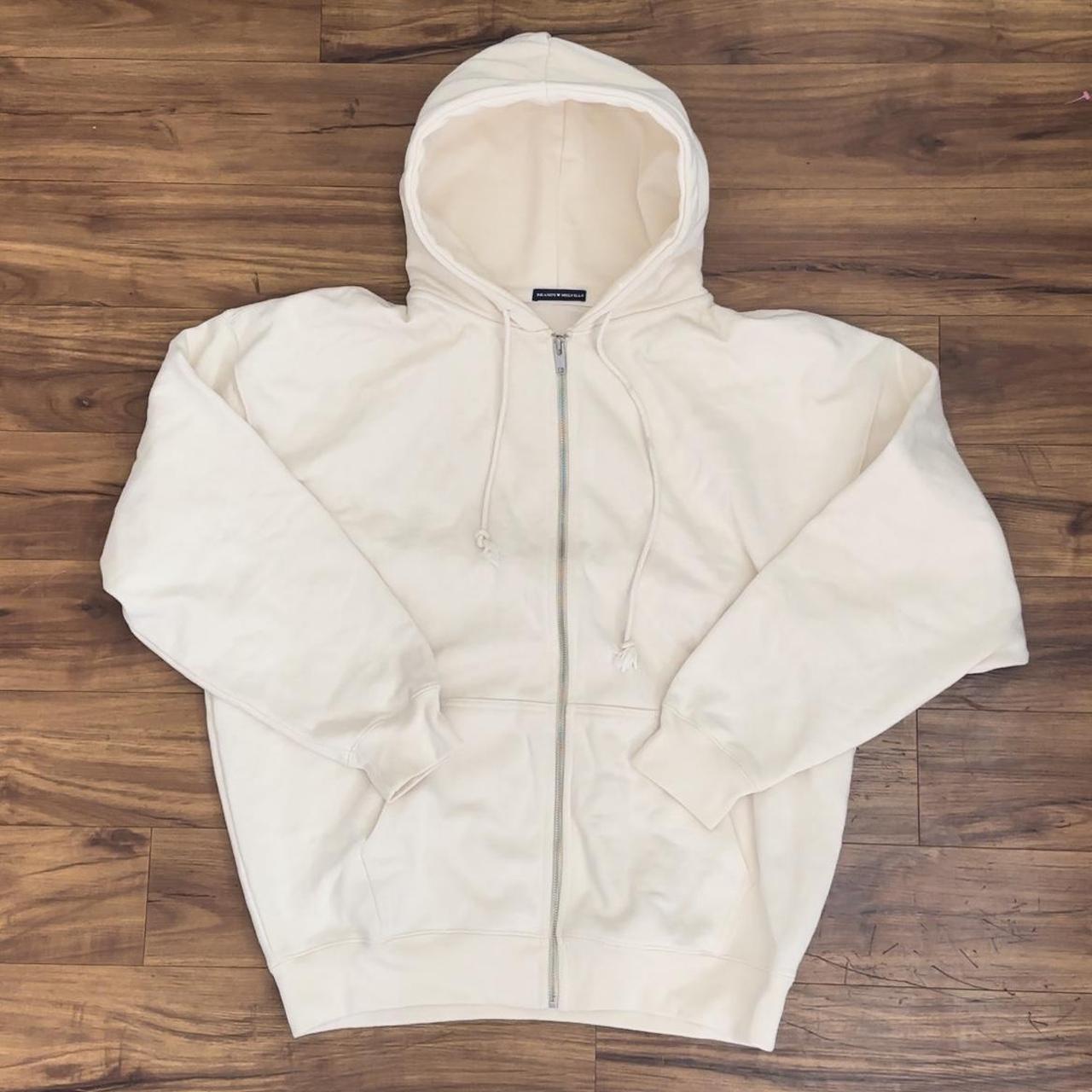 Brandy Melville zip up hoodie (L) - Depop
