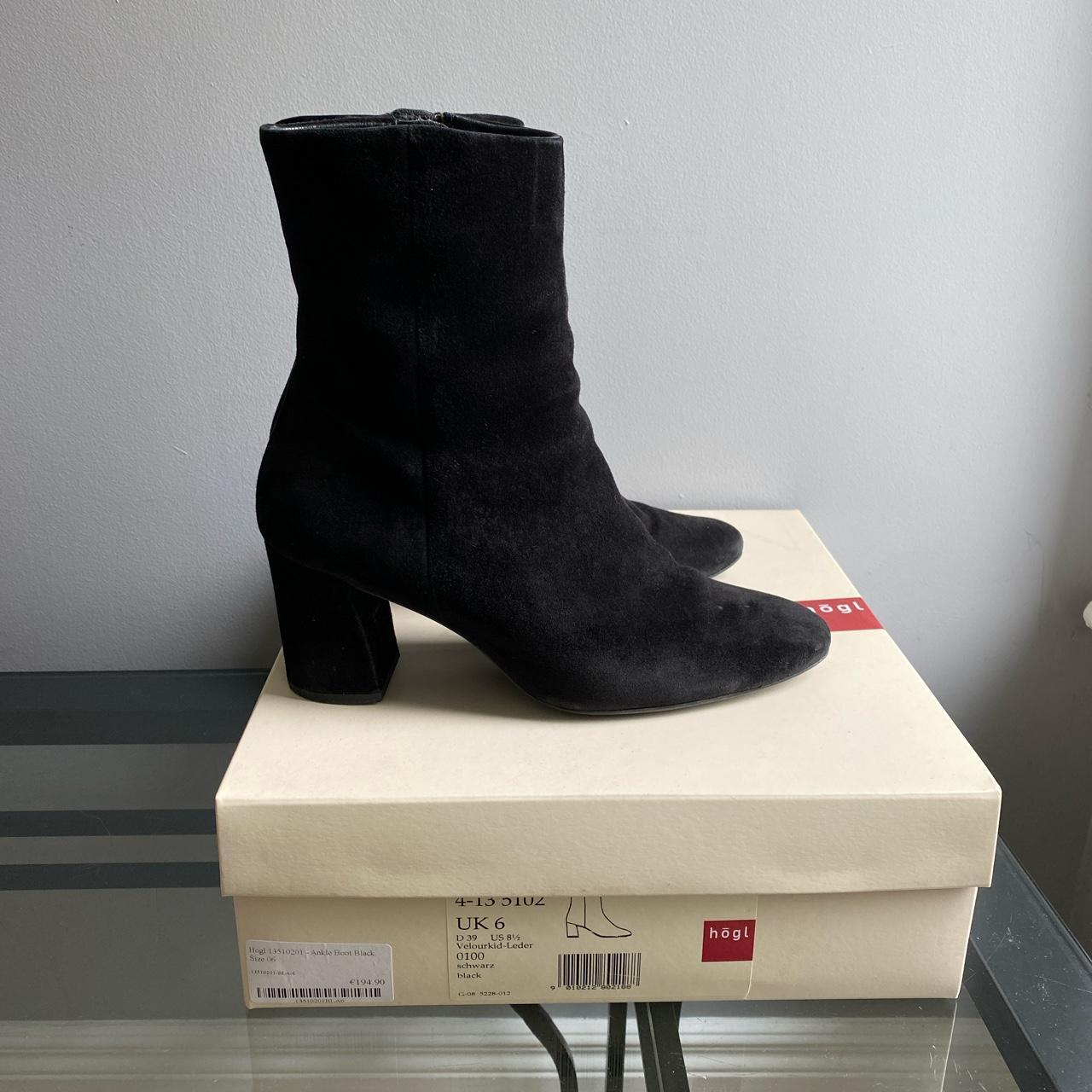 Hogl Black Ankle Boot. 13510201-BLA-6 UK 6, US... - Depop