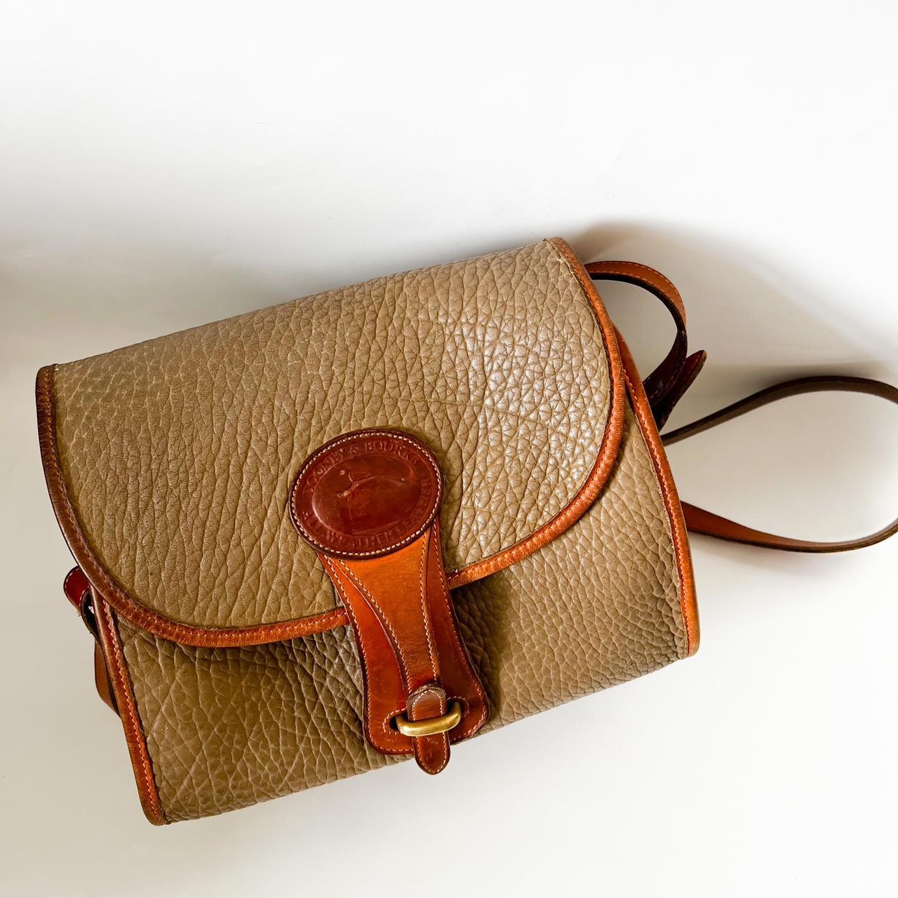 Vintage Dooney & Bourke All Weather Leather Essex Crossbody Handbag Bag