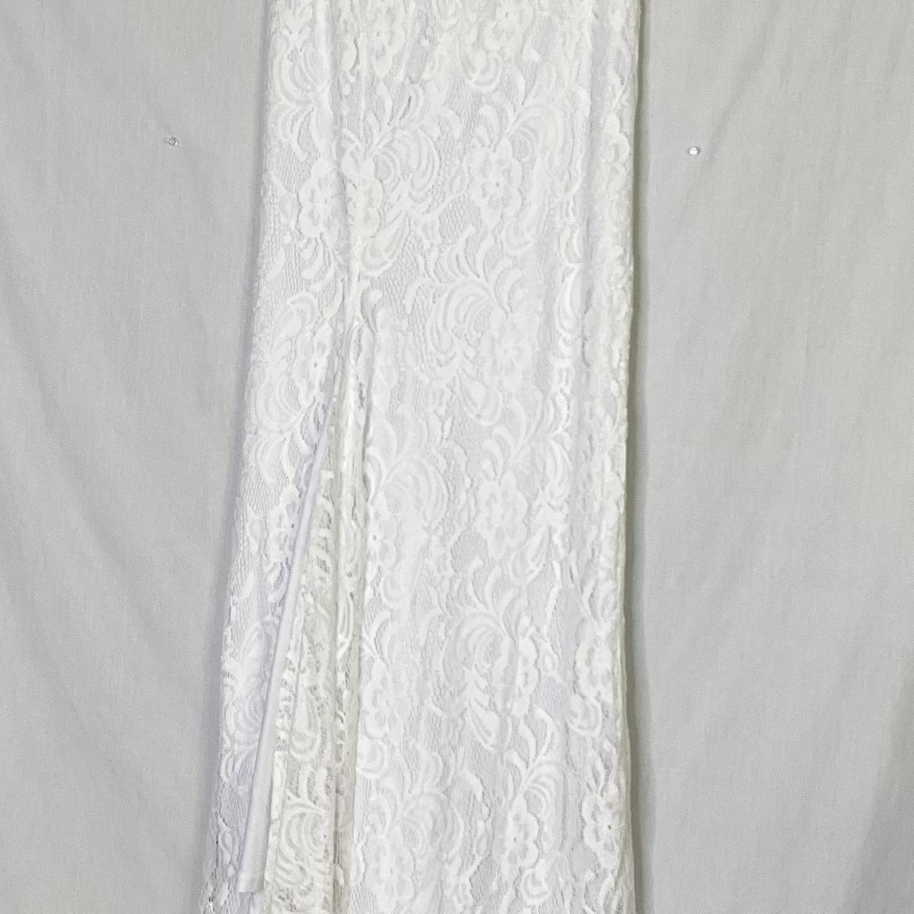 Women's Skirt - White - M – Vintage Lace Maxi Ski… - image 1