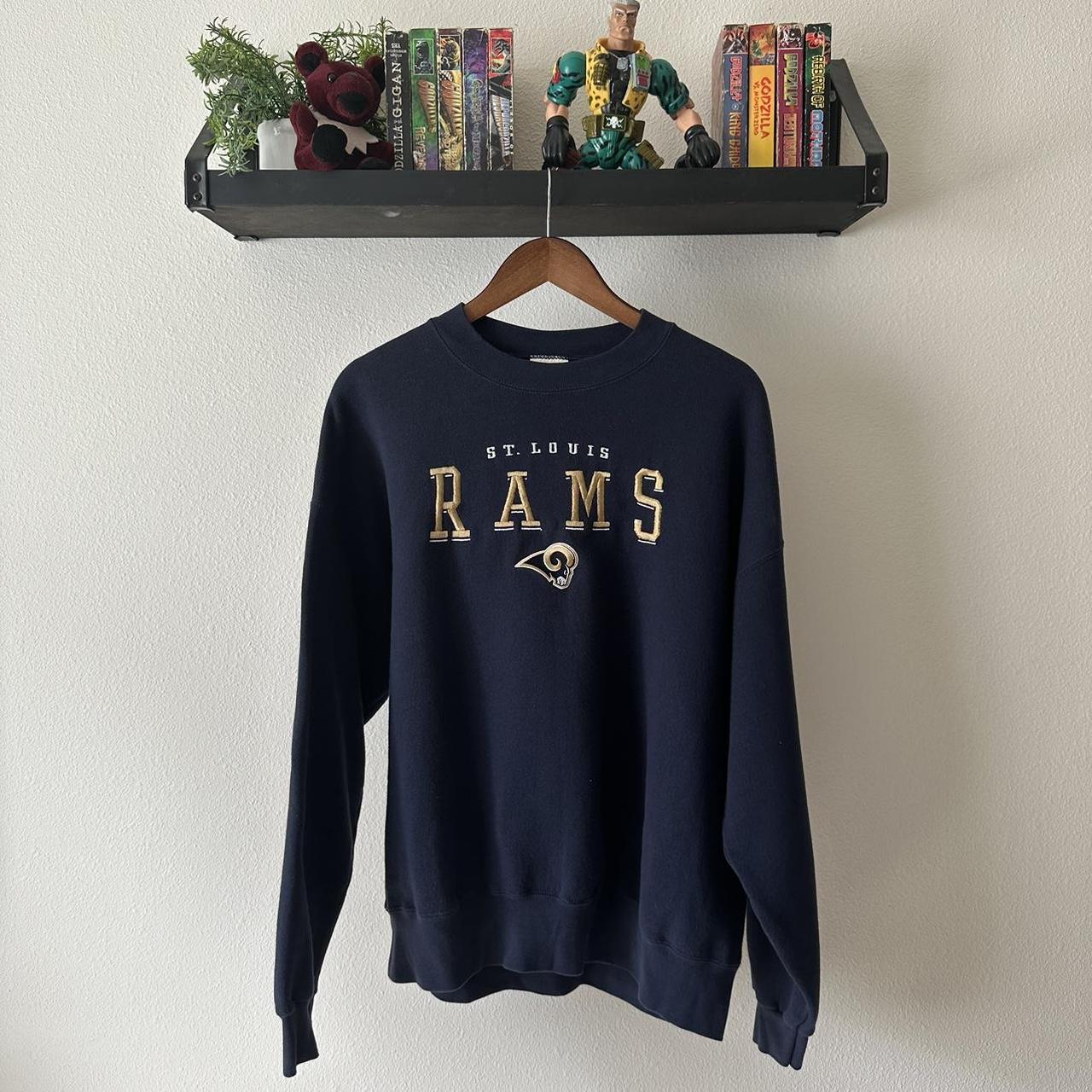 Vintage St Louis Rams sweatshirt Vintage 90s NFL - Depop