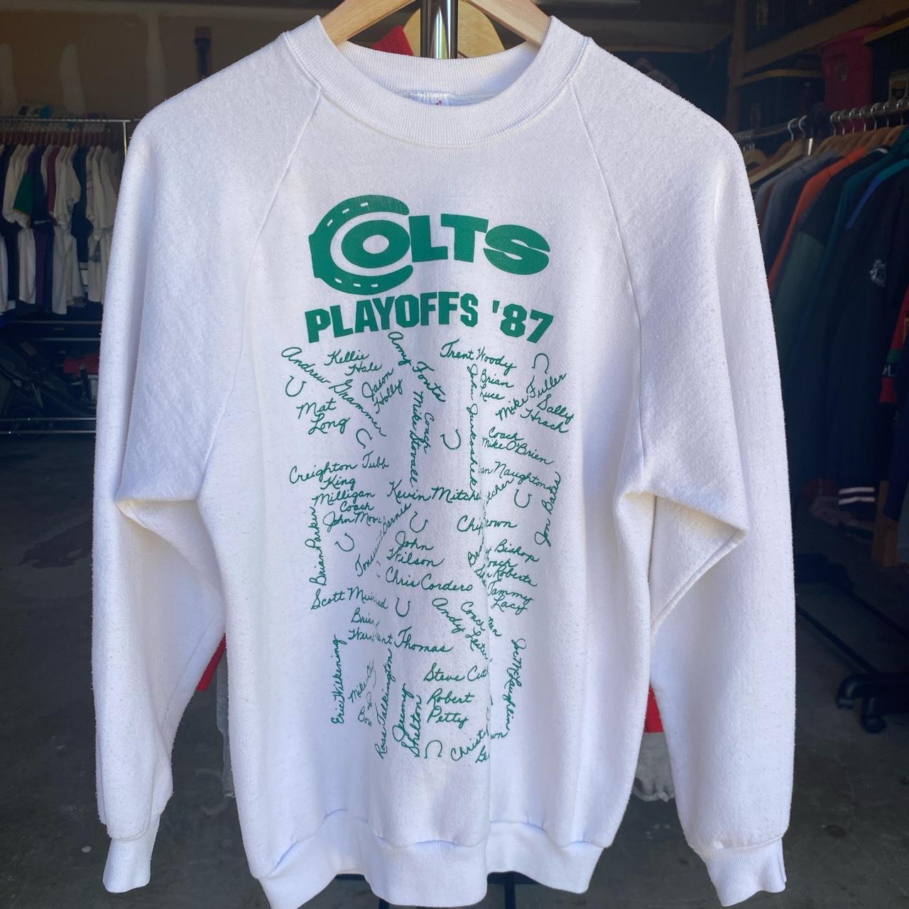 colts green sweatshirt