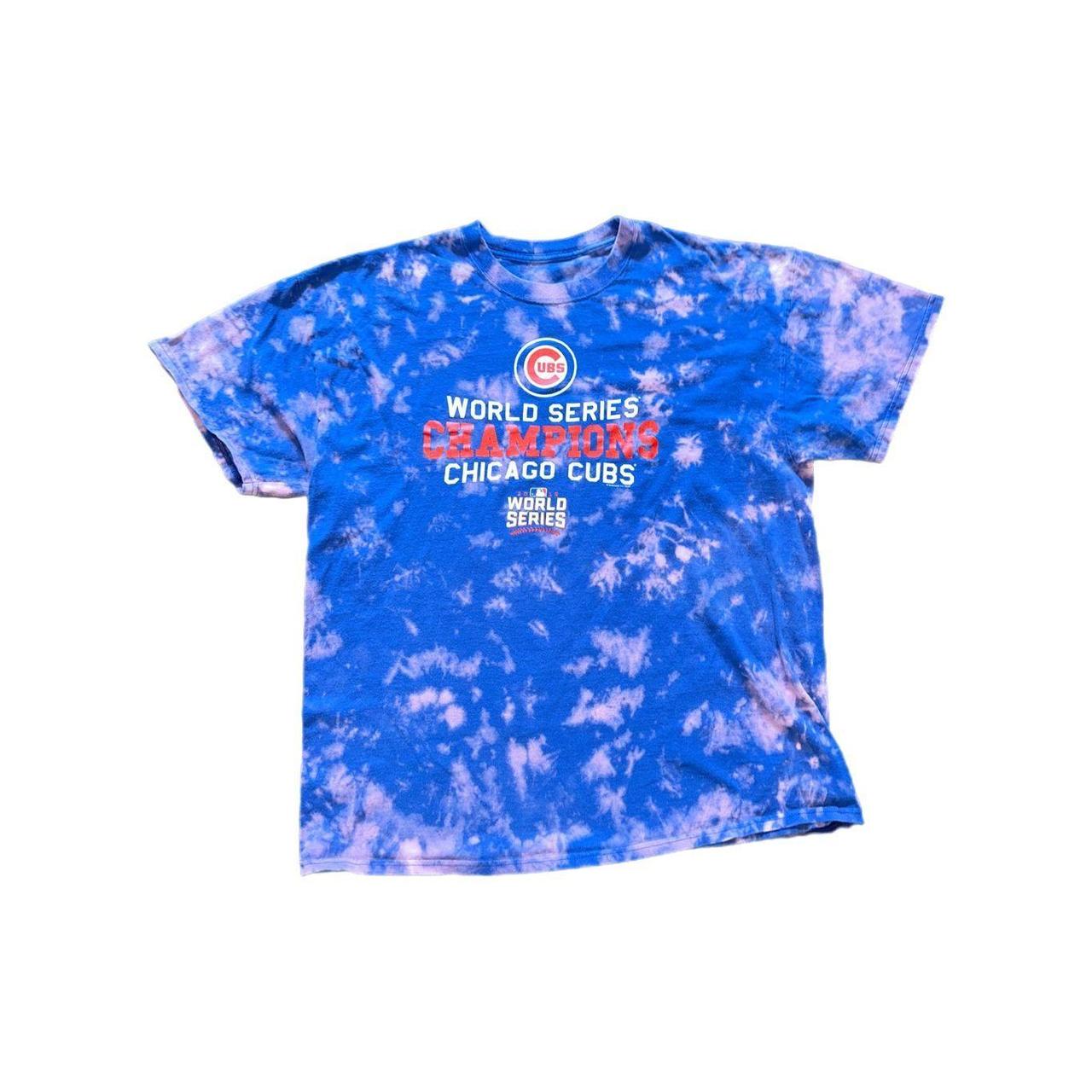 Modern Chicago Cubs red white and blue 2016 World - Depop