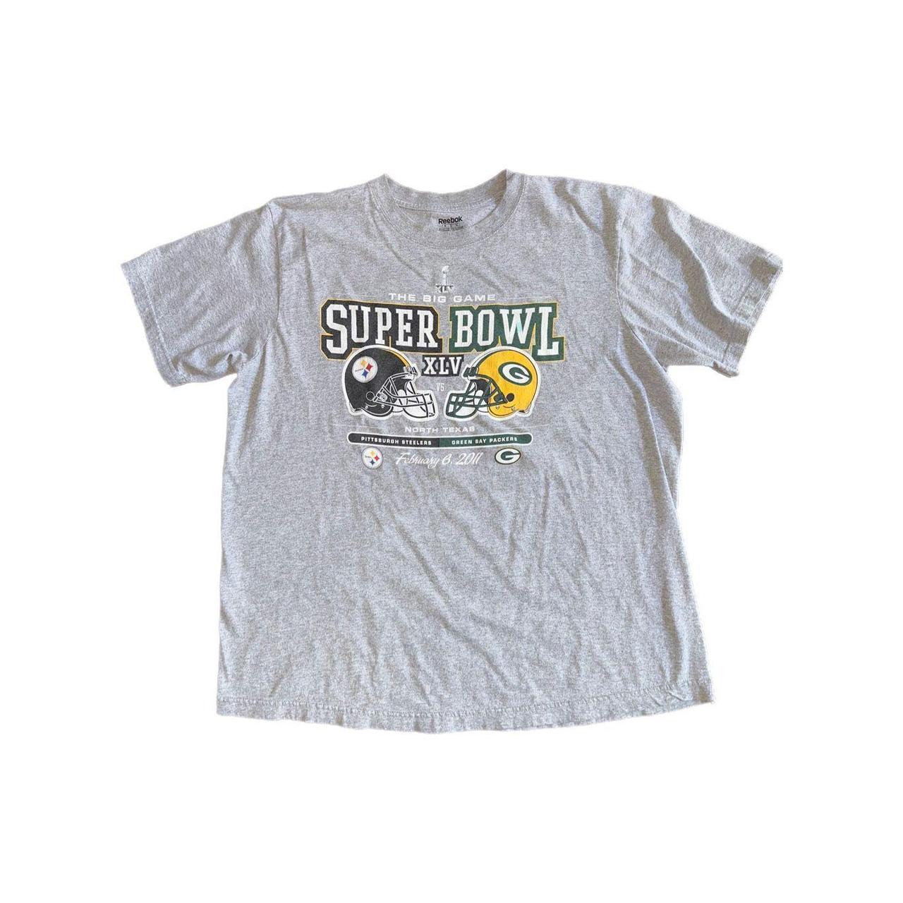 Vintage 2011 Steelers vs Packers Super Bowl - Depop