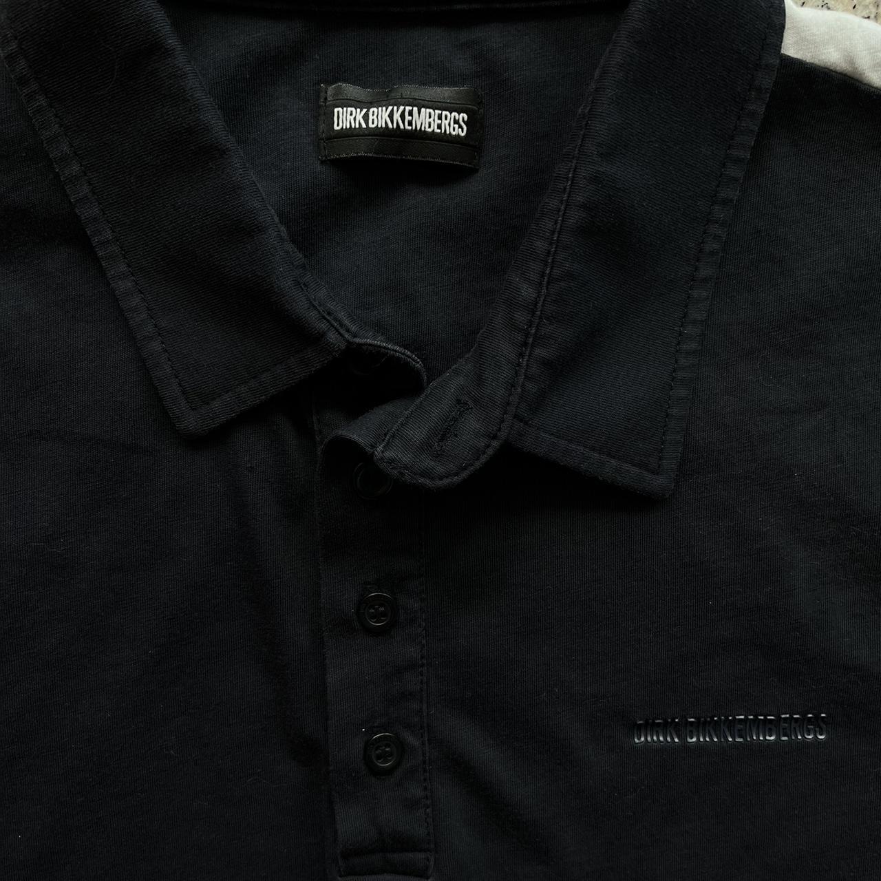 Bikkembergs Men's Black and White Polo-shirts (3)